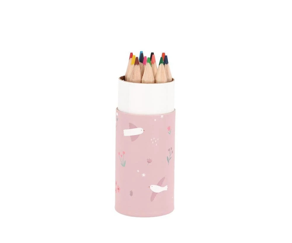 Tutete - Conjunto com 12 lápis de cor Blossom Birds