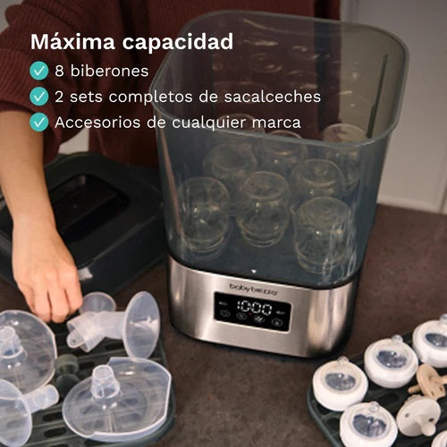 BabyBrezza - Esterilizador com Secagem SuperQuick 10 Min Steel
