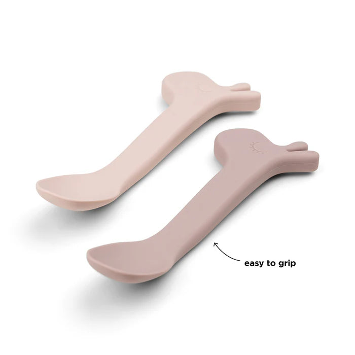 Done by Deer - Conjunto 2 Colheres Silicone Lalee Powder