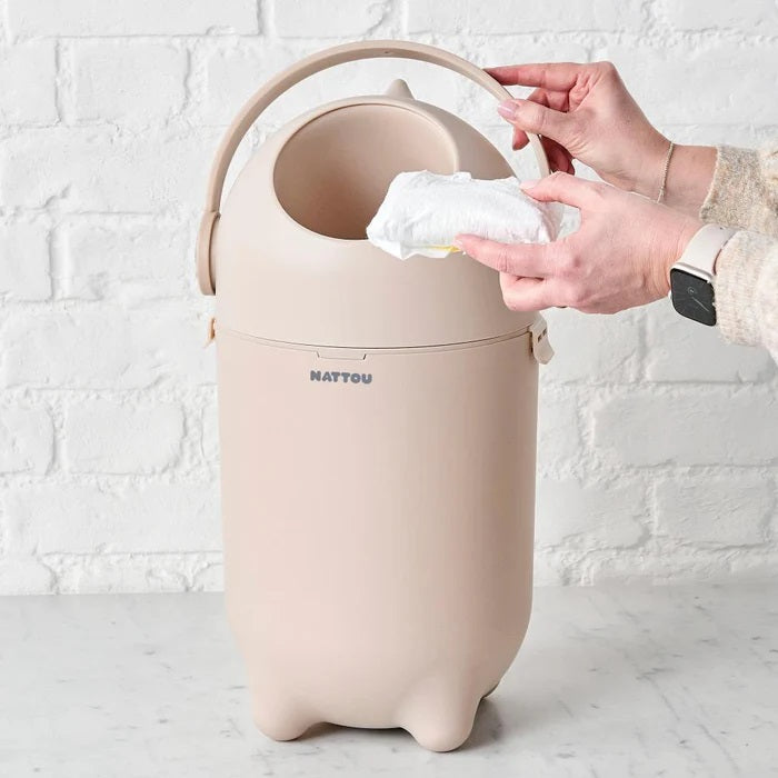 Nattou - Dropy Contentor de Fraldas Beige