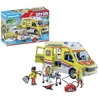 Playmobil City Life - Ambulância com Luz e Som