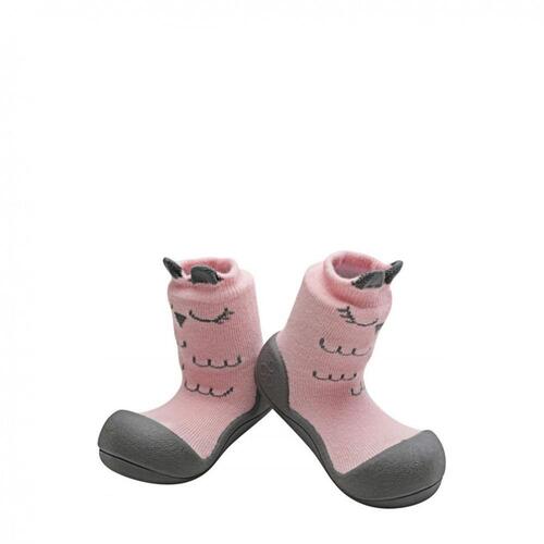 Meias com Sola Attipas Cutie Pink