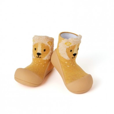 Meias com Sola Attipas Zootopia Leão