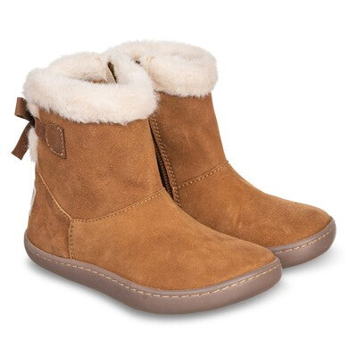 Sapato-Bota Pelo Barefoot com Laço - Chetto