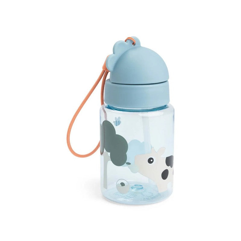 Garrafa com Palhinha Tiny Farm 280ml - Done By Deer