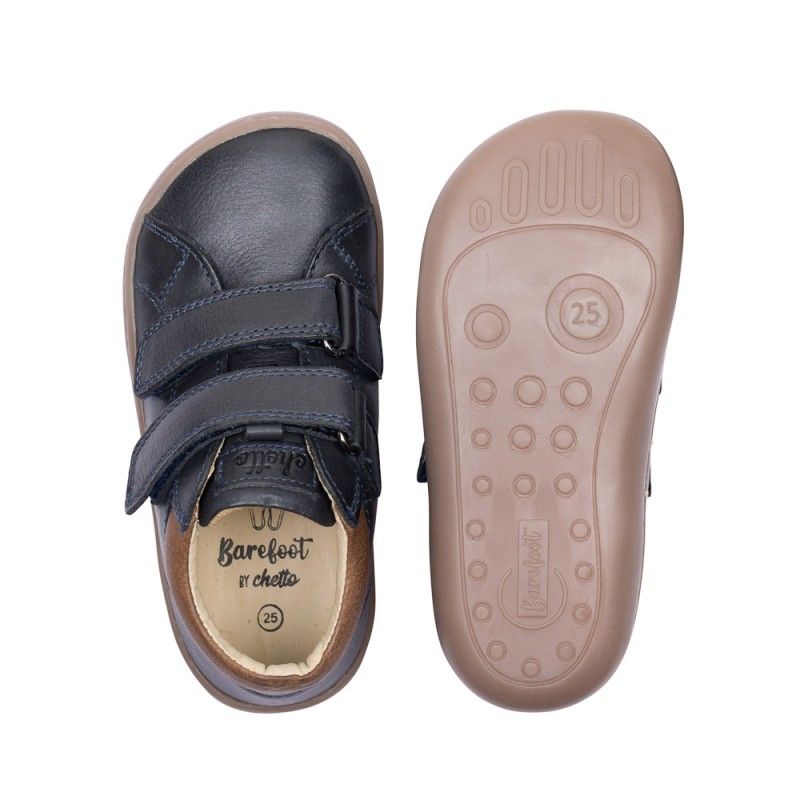 Sapato-Bota Clássica Barefoot Azul  - Chetto