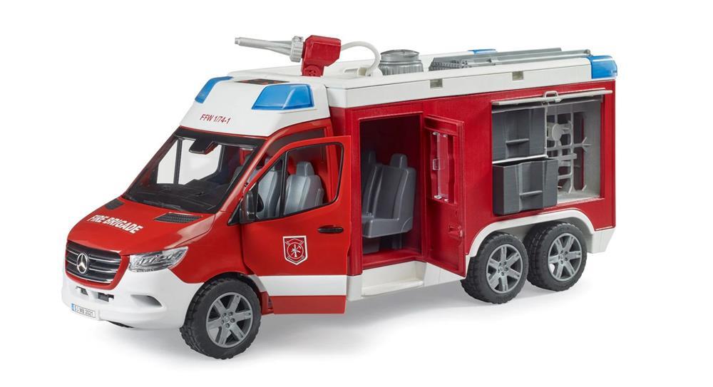 Camião de Bombeiros MB Sprinter c/ modulo Som e Luz - Bruder