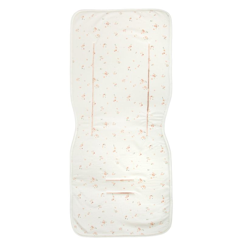 BimbiDreams - Colchoneta para Carrinho Monet Flores Rosa
