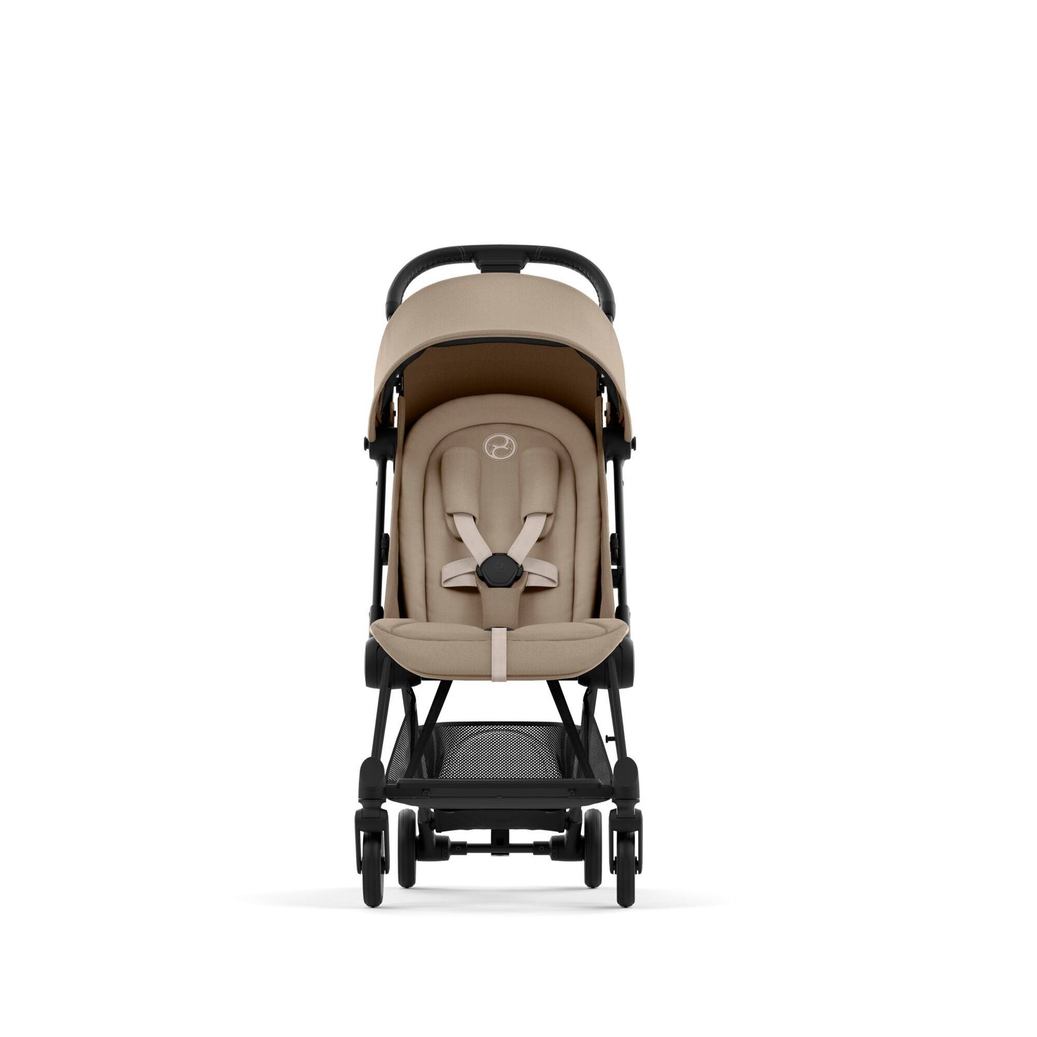 Cybex - Carrinho Coya Matt Black Cozy Beige