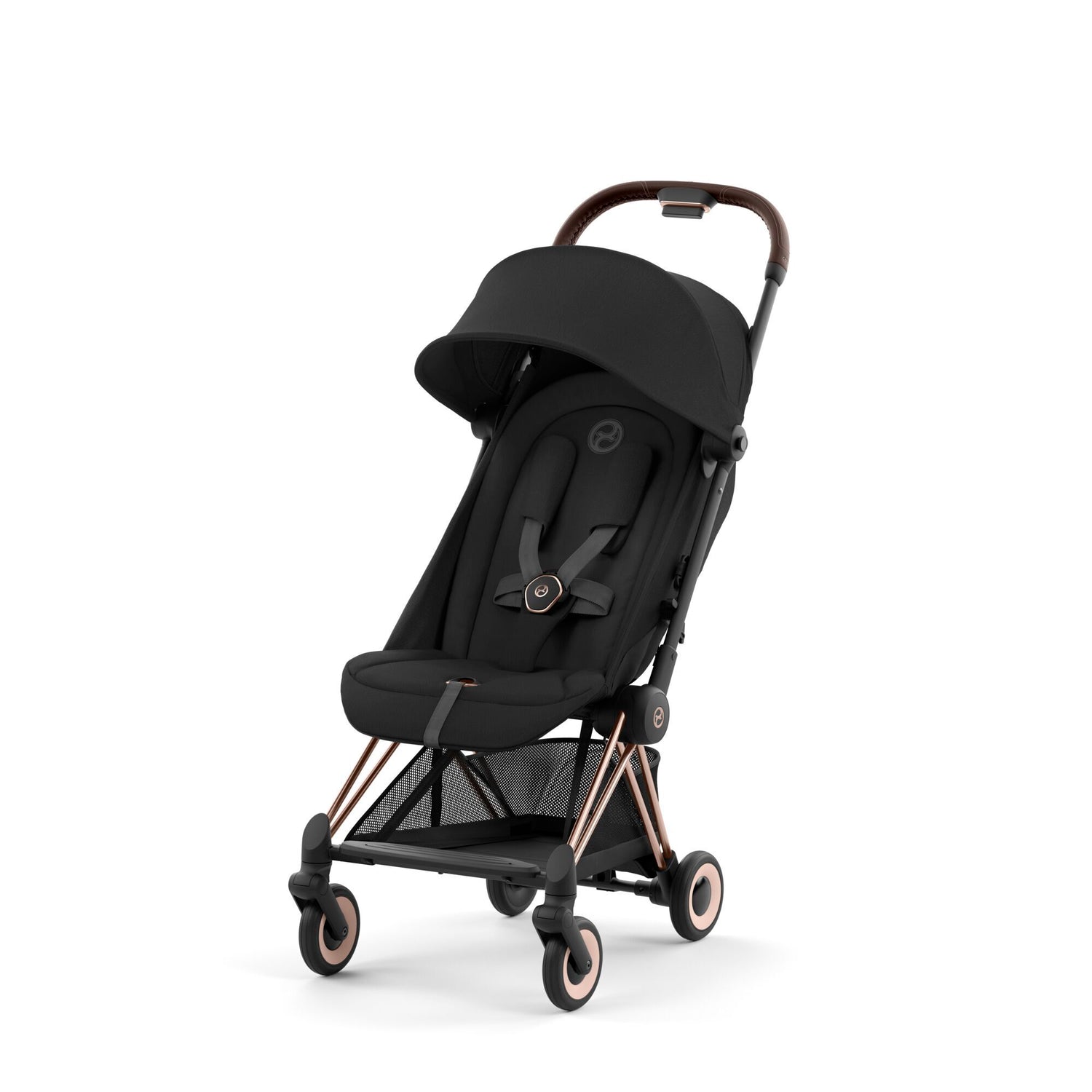 Cybex - Carrinho Coya Rosegold Sepia Black