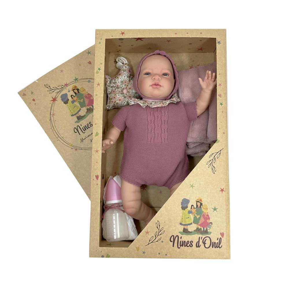 Boneca Reborn Sandra Pink  - Nines D' Onil