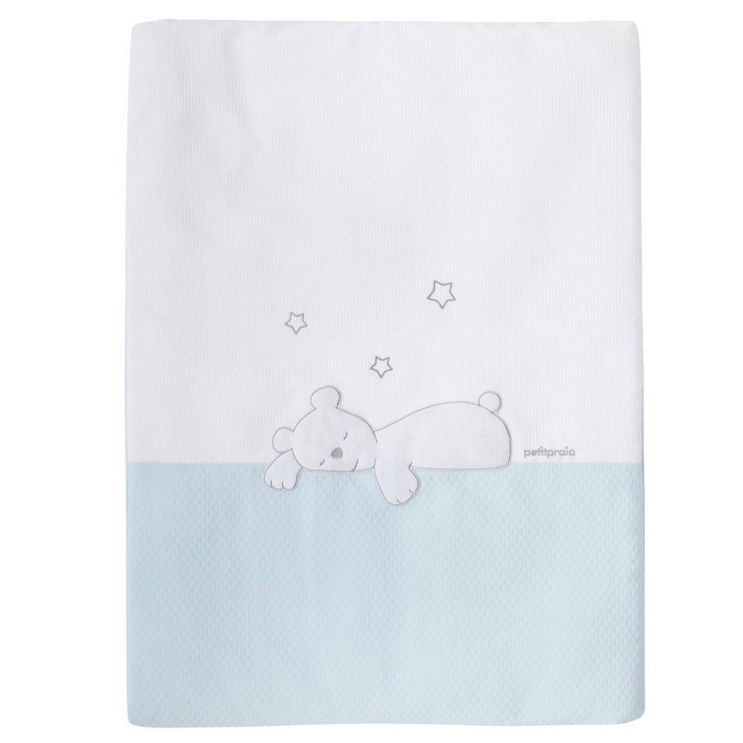 Petit Praia - Edredon para Berço Next2me 50x80 Dream Azul