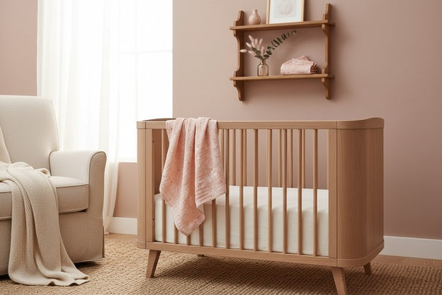 BimbiDreams - Conjunto de 2 Musselines Bambu e Algodão Orgânico 60x60 Dafne Rosa
