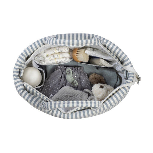 Walking Mum - Mala Crossbody Praliné Strips Matcha