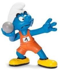 Schleich - Smurf Arremessador de Peso