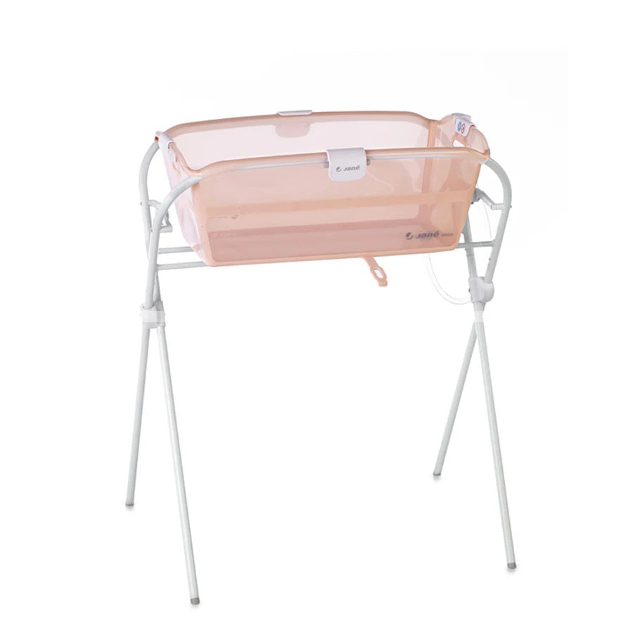 Jané - Conjunto Banheira Dobrável Oásis Pale + Suporte