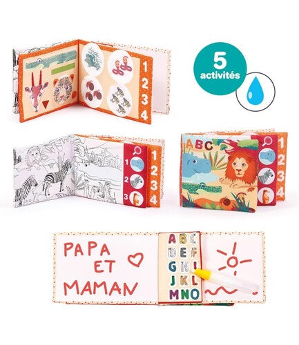 Livro de Colorir Caneta Água Savana - Ludi