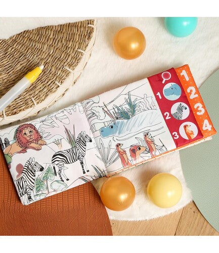 Livro de Colorir Caneta Água Savana - Ludi