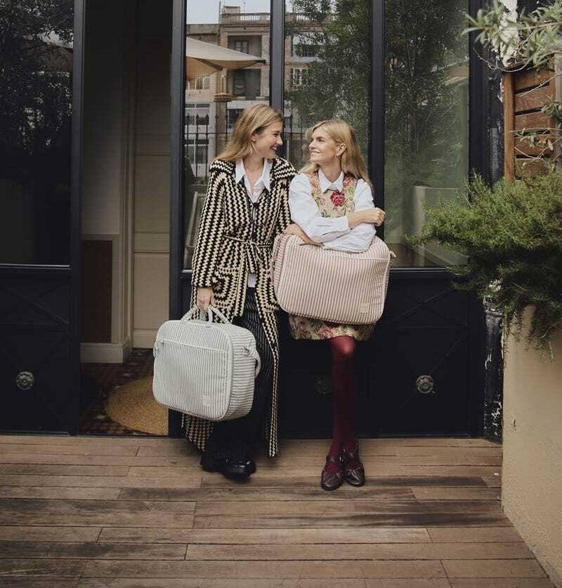 Walking Mum - Mala Grande Maternidade  Praline Strips Matcha