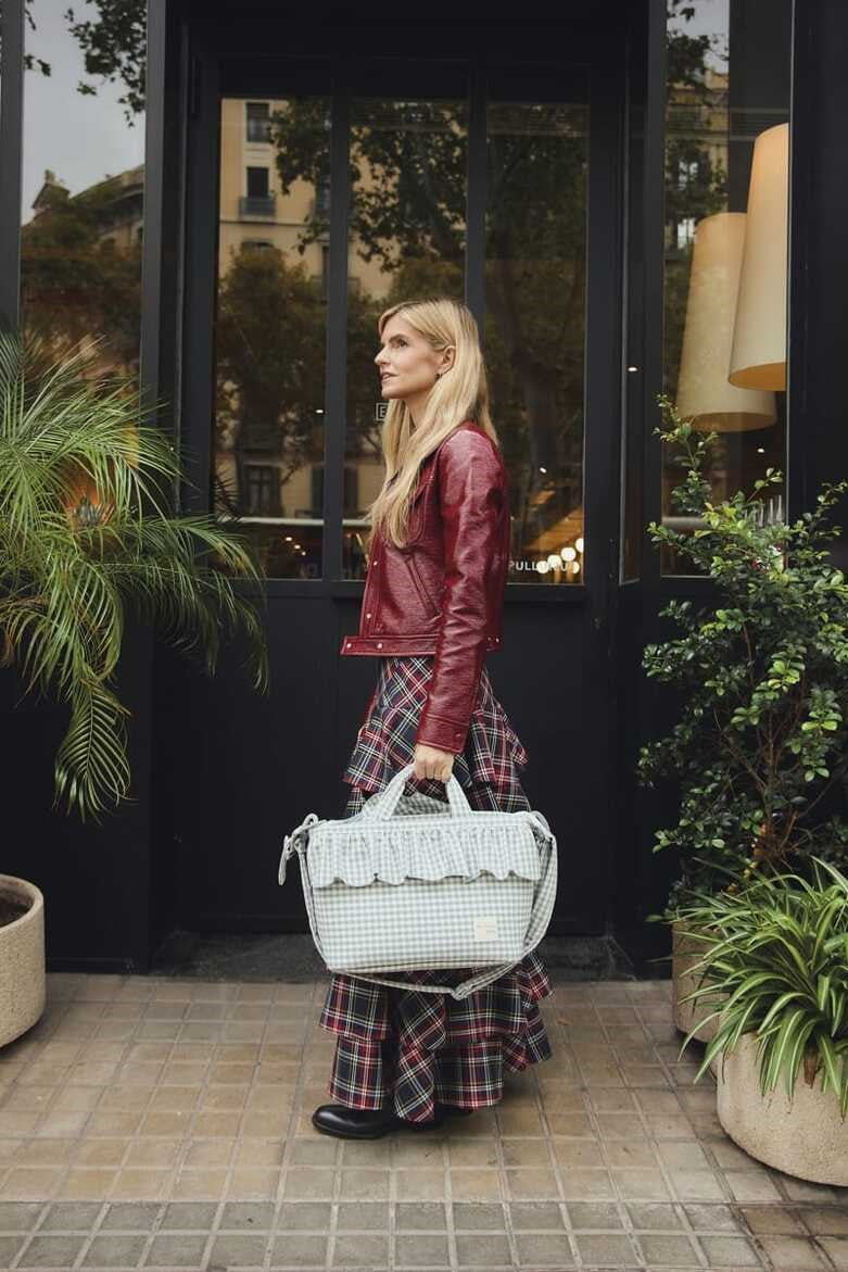 Walking Mum -  Mala Crossbody Praliné Folho Vicky Matcha