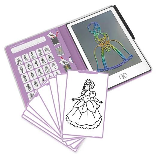 Bloco de Desenho com Ilustrações Princesas - Kidywolf