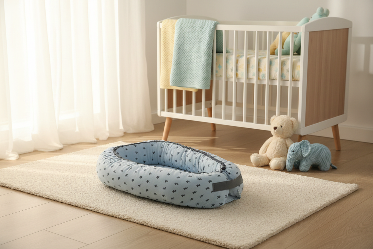 Ninho Azul com Estrelas - Ambiente Acolhedor