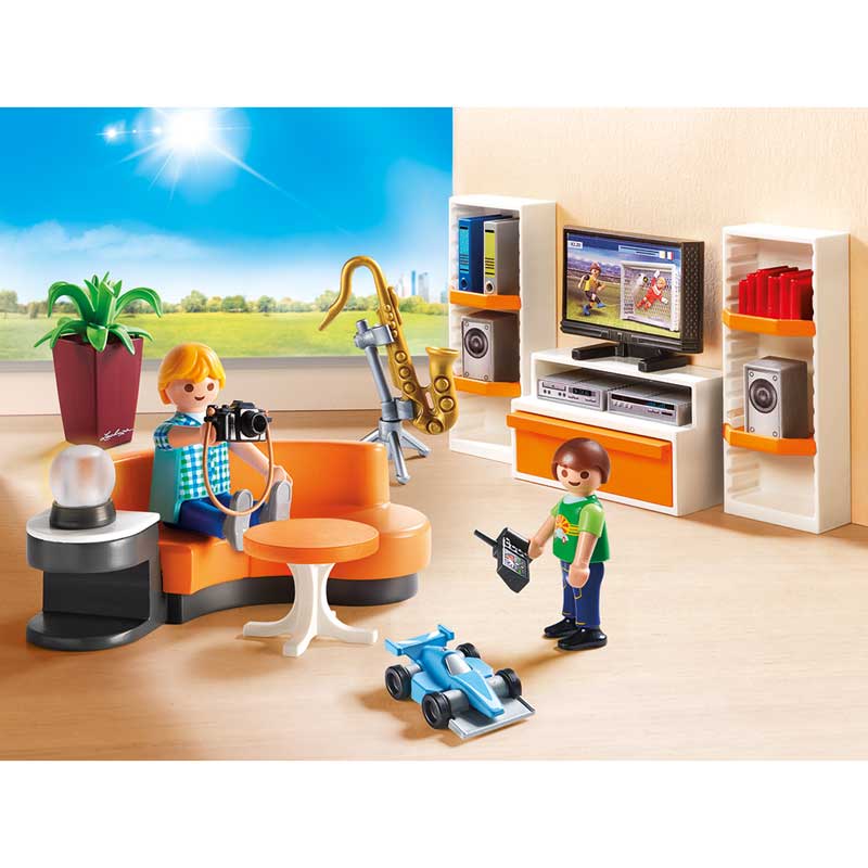 Playmobil City Life Sala de Estar, com Efeitos de Luz