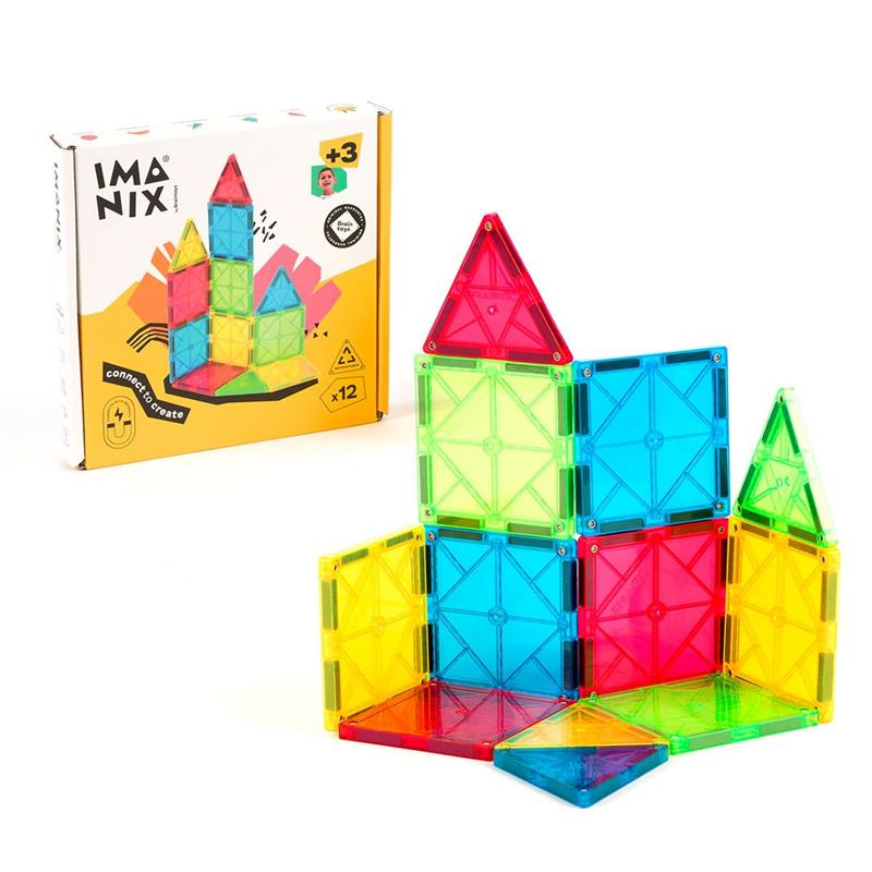 Conjunto Classic Imanix 12 peças - BrainToys