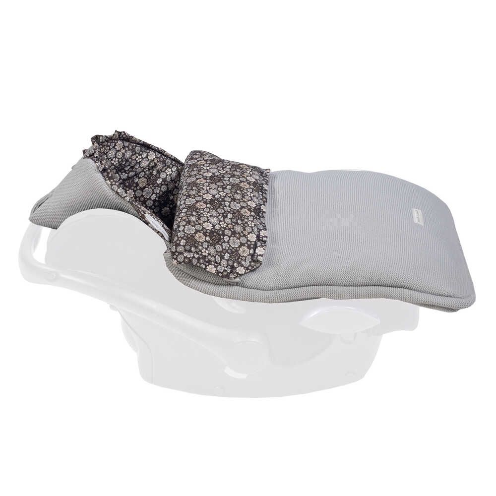 Saco para cadeira auto -alcofa Inverno Baby Nest 3in1 Blossom Azul - Pasito