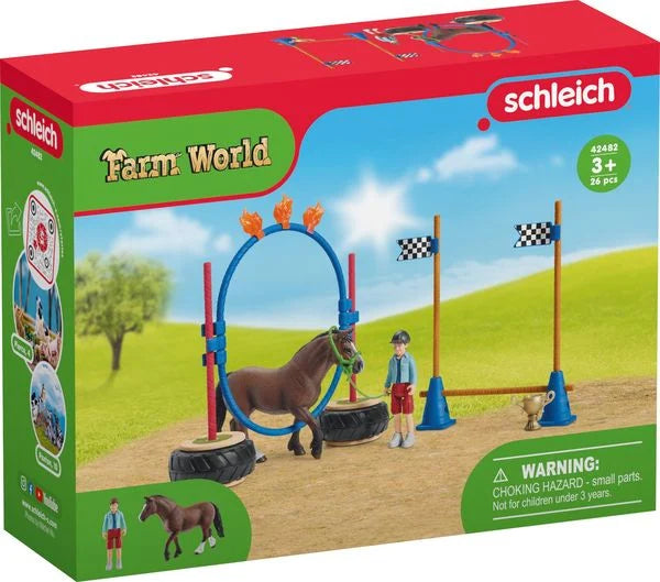 Conjunto de Acessórios para Torneio de Agilidade para Póneis - Schleich