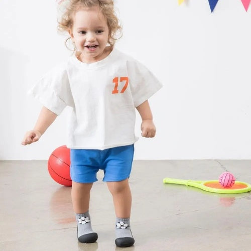 Meias com Sola Attipas Sport Grey