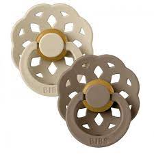 Conjunto 2 Chupetas Boheme Vanilla / Dark Oak 0-6M - Bibs