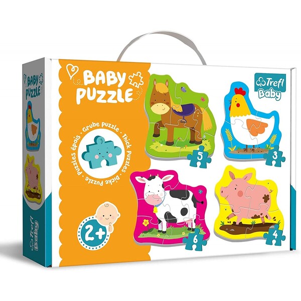 Baby Puzzle - Animais da Quinta - Trefl