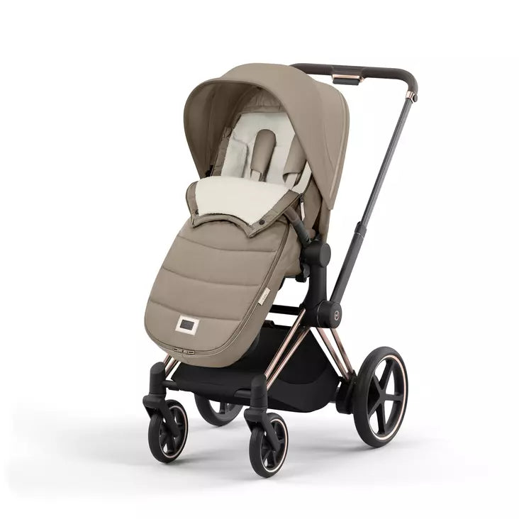 Cybex - Saco Cobre Pés Platinum Cozy Beige
